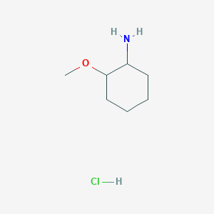 molecular formula C7H16ClNO B3162673 2-Methoxycyclohexanamine hydrochloride CAS No. 879646-09-0