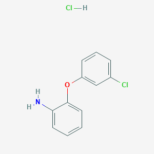 [2-(3-Chlorophenoxy)phenyl]amine hydrochloride