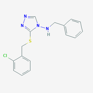 N-benzyl-3-[(2-chlorobenzyl)sulfanyl]-4H-1,2,4-triazol-4-amine