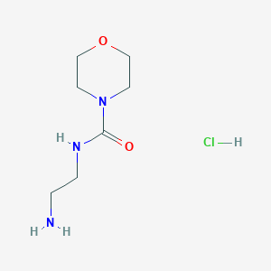 4-Morpholinecarboxamide, N-(2-aminoethyl)-, hydrochloride