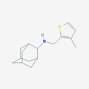 molecular formula C16H23NS B316273 N-(2-adamantyl)-N-[(3-methyl-2-thienyl)methyl]amine 