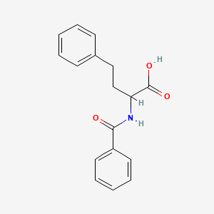 molecular formula C17H17NO3 B3162745 2-(Benzoylamino)-4-phenylbutyric acid CAS No. 88058-32-6