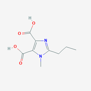 molecular formula C9H12N2O4 B3162775 1-Methyl-2-propyl-1H-imidazole-4,5-dicarboxylic acid CAS No. 881422-88-4