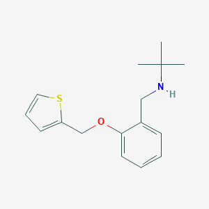 N-(tert-butyl)-N-[2-(2-thienylmethoxy)benzyl]amine