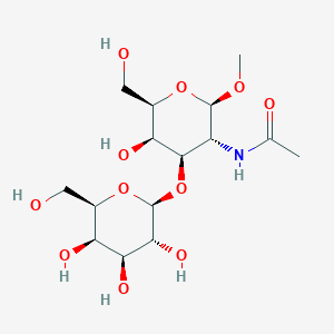 molecular formula C15H27NO11 B3162910 N-乙酰-3-O-B-D-半乳糖吡喃糖基-B-D-GA CAS No. 88274-25-3