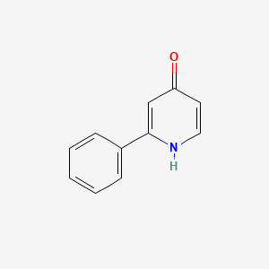 molecular formula C11H9NO B3163005 4-Hydroxy-2-phenylpyridine CAS No. 883107-55-9