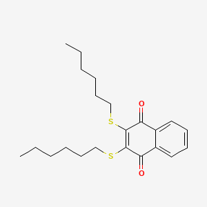 2,3-Bis(n-hexylthio)-1,4-naphthalenedione