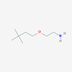 molecular formula C8H19NO B3163123 2-(3,3-Dimethylbutoxy)-1-ethanamine CAS No. 883525-35-7