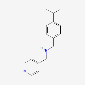 molecular formula C16H20N2 B3163182 (4-异丙基苄基)(吡啶-4-基甲基)胺 CAS No. 883534-29-0