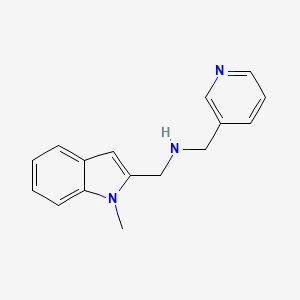 molecular formula C16H17N3 B3163206 [(1-Methyl-1H-indol-2-yl)methyl]-(pyridin-3-ylmethyl)amine CAS No. 883536-21-8