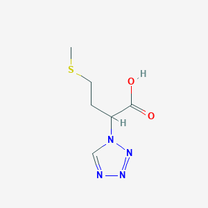 4-Methylsulfanyl-2-tetrazol-1-yl-butyric acid