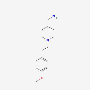 ({1-[2-(4-Methoxyphenyl)ethyl]piperidin-4-YL}-methyl)methylamine