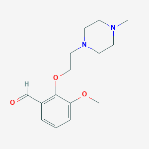 3-Methoxy-2-[2-(4-methyl-piperazin-1-yl)-ethoxy]-benzaldehyde