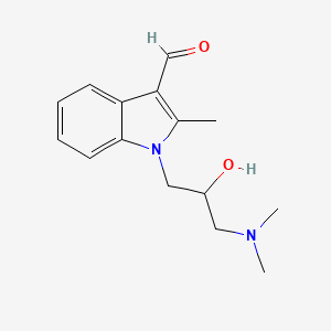 1-(3-Dimethylamino-2-hydroxy-propyl)-2-methyl-1H-indole-3-carbaldehyde