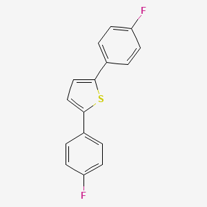 molecular formula C16H10F2S B3163462 2,5-Bis(4-fluorophenyl)thiophene CAS No. 883793-48-4