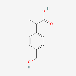 molecular formula C10H12O3 B3163510 2-[4-(hydroxymethyl)phenyl]propanoic Acid CAS No. 88416-60-8