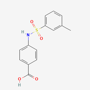 molecular formula C14H13NO4S B3163614 4-((3-Methylphenyl)sulfonamido)benzoic acid CAS No. 885268-94-0