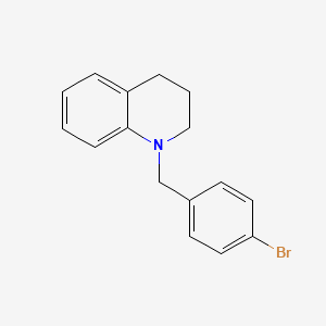 molecular formula C16H16BrN B3163675 1-(4-Bromobenzyl)-1,2,3,4-tetrahydroquinoline CAS No. 885438-74-4