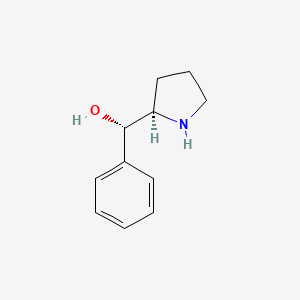 molecular formula C11H15NO B3163679 (S)-苯基((R)-吡咯烷-2-基)甲醇 CAS No. 885462-68-0