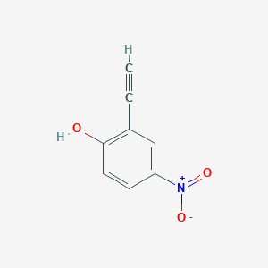 molecular formula C8H5NO3 B3163769 2-Ethynyl-4-nitrophenol CAS No. 885951-98-4