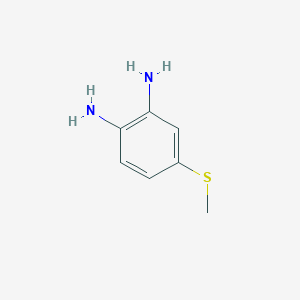 molecular formula C7H10N2S B031638 4-(Methylthio)benzene-1,2-diamine CAS No. 67469-02-7
