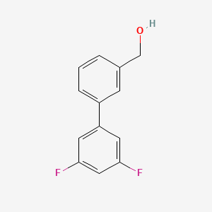 molecular formula C13H10F2O B3163804 3-(3,5-Difluorophenyl)benzyl alcohol CAS No. 885963-56-4