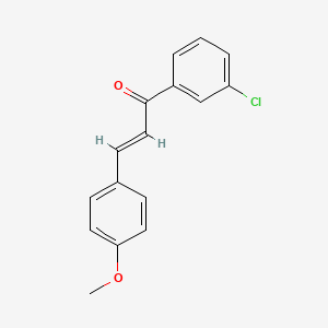 molecular formula C16H13ClO2 B3163809 (2E)-1-(3-Chlorophenyl)-3-(4-methoxyphenyl)prop-2-en-1-one CAS No. 886041-03-8