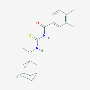 N-[1-(1-adamantyl)ethyl]-N'-(3,4-dimethylbenzoyl)thiourea