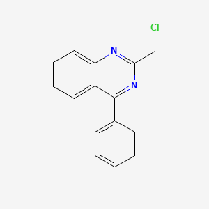 molecular formula C15H11ClN2 B3163823 2-(氯甲基)-4-苯基喹唑啉 CAS No. 88629-03-2