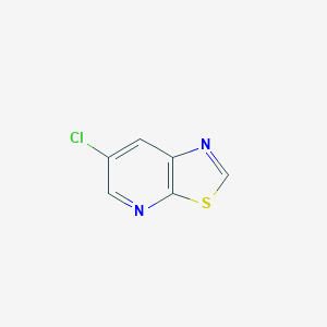 molecular formula C6H3ClN2S B3163841 6-Chlorothiazolo[5,4-b]pyridine CAS No. 886373-54-2