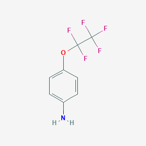 molecular formula C8H6F5NO B031639 4-(五氟乙氧基)苯胺 CAS No. 717-85-1