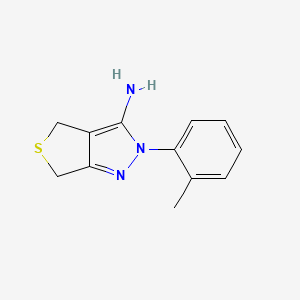 2-(2-Methylphenyl)-2,6-dihydro-4H-thieno[3,4-c]pyrazol-3-amine