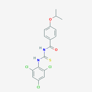 N-(4-isopropoxybenzoyl)-N'-(2,4,6-trichlorophenyl)thiourea
