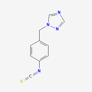 molecular formula C10H8N4S B3163975 1-(4-Isothiocyanatobenzyl)-1H-1,2,4-triazole CAS No. 887405-48-3