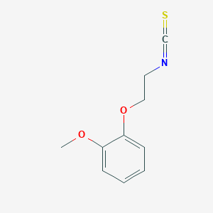 molecular formula C10H11NO2S B3163980 1-(2-Isothiocyanatoethoxy)-2-methoxybenzene CAS No. 887405-52-9