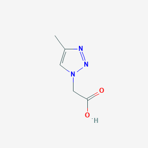 molecular formula C5H7N3O2 B3163993 2-(4-methyl-1H-1,2,3-triazol-1-yl)acetic acid CAS No. 887405-58-5