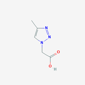 molecular formula C5H7N3O2 B3163993 2-(4-甲基-1H-1,2,3-三唑-1-基)乙酸 CAS No. 887405-58-5