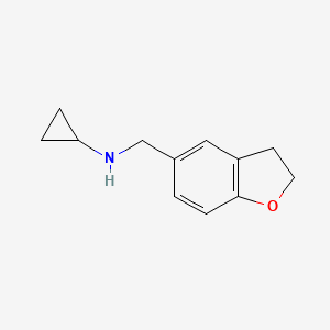 N-(2,3-dihydro-1-benzofuran-5-ylmethyl)cyclopropanamine