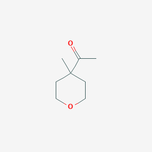 molecular formula C8H14O2 B3164004 1-(4-Methyloxan-4-yl)ethan-1-one CAS No. 887481-28-9