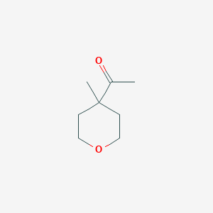 molecular formula C8H14O2 B3164004 1-(4-甲基氧杂环丁-4-基)乙-1-酮 CAS No. 887481-28-9