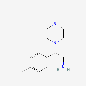 2-(4-Methyl-piperazin-1-yl)-2-p-tolyl-ethylamine