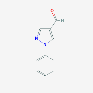 molecular formula C10H8N2O B031642 1-苯基-1H-吡唑-4-甲醛 CAS No. 54605-72-0