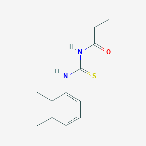 N-[(2,3-dimethylphenyl)carbamothioyl]propanamide