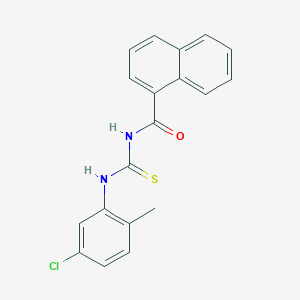 N-(5-chloro-2-methylphenyl)-N'-(1-naphthoyl)thiourea