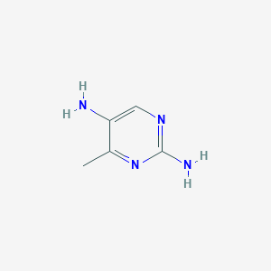 molecular formula C5H8N4 B3164345 4-Methylpyrimidine-2,5-diamine CAS No. 89181-77-1