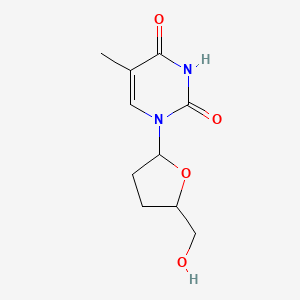 molecular formula C10H14N2O4 B3164363 1-(5-(hydroxymethyl)tetrahydrofuran-2-yl)-5-methylpyrimidine-2,4(1H,3H)-dione CAS No. 892223-43-7