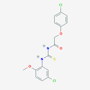 N-(5-chloro-2-methoxyphenyl)-N'-[(4-chlorophenoxy)acetyl]thiourea