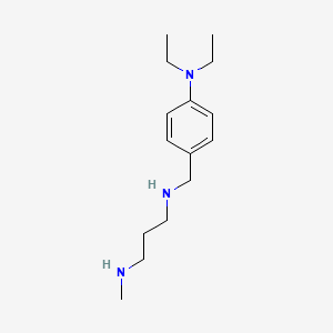 molecular formula C15H27N3 B3164391 N1-[4-(Diethylamino)benzyl]-N3-methyl-1,3-propanediamine CAS No. 892567-15-6