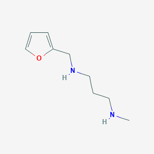 molecular formula C9H16N2O B3164393 N1-(2-呋喃甲基)-N3-甲基-1,3-丙二胺 CAS No. 892582-14-8