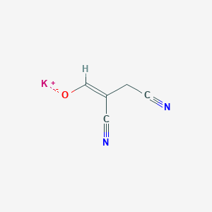 molecular formula C5H3KN2O B3164428 potassium (Z)-2,3-dicyanoprop-1-en-1-olate CAS No. 89283-73-8